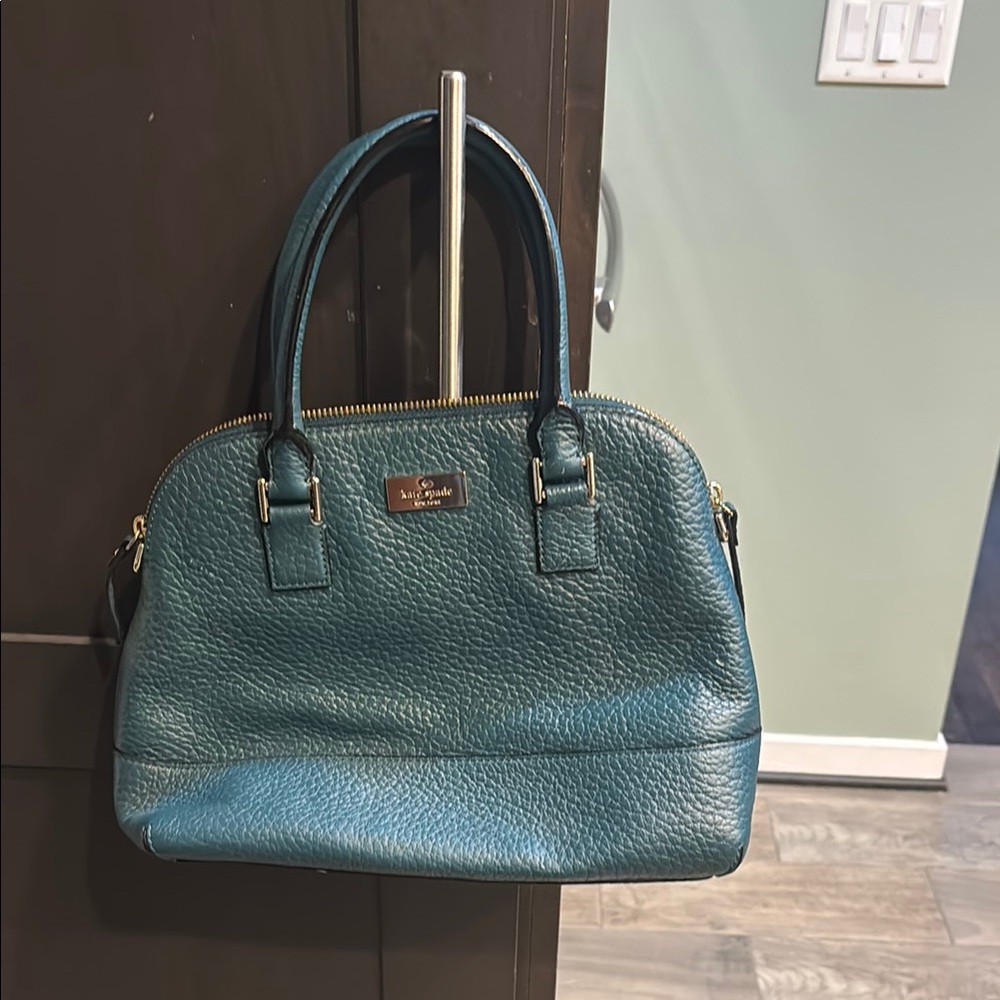Kate Spade Ocean Blue Leather Satchel